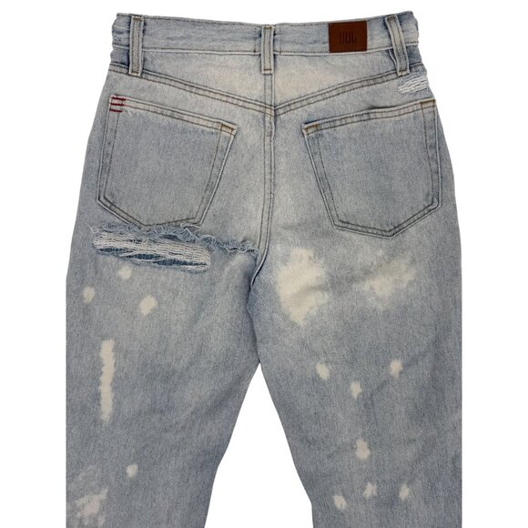 Urban Outfitters BDG Grunge 90s Ripped Distressed High Rise Straight Denim Jeans - Picture 11 of 16